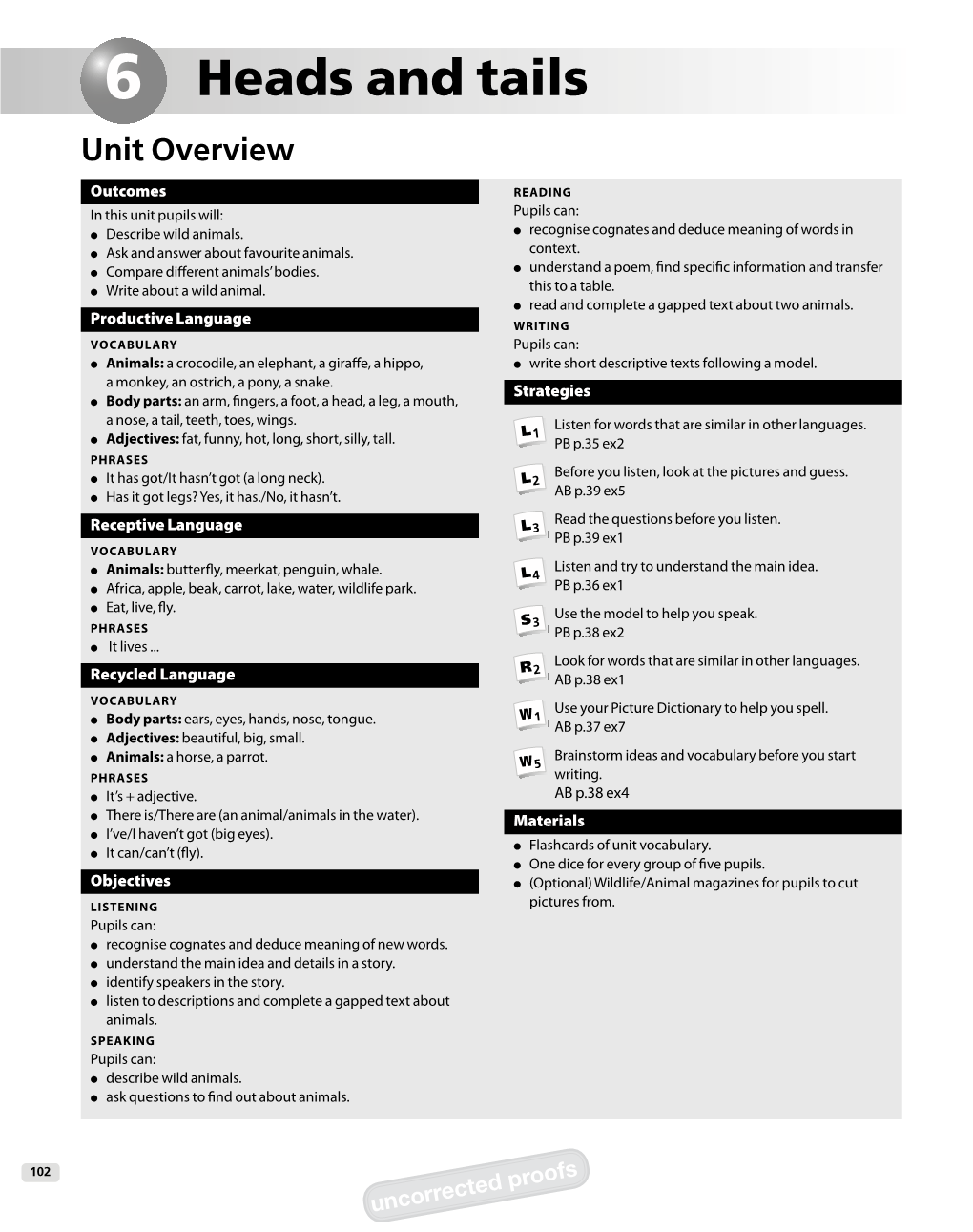 Heads and Tails Unit Overview