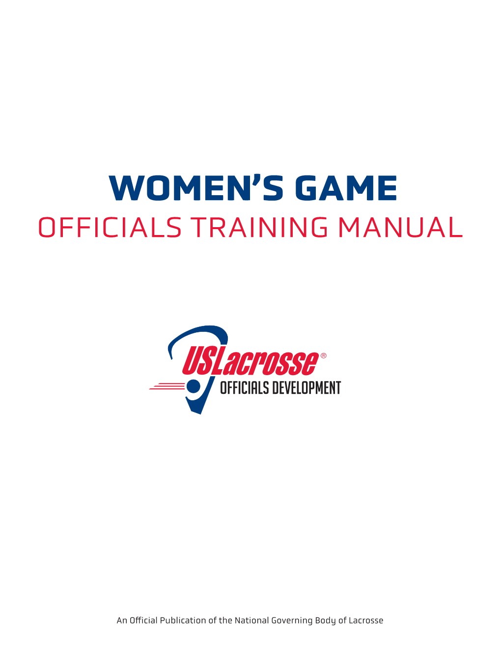 Women's Lacrosse Officials Manual