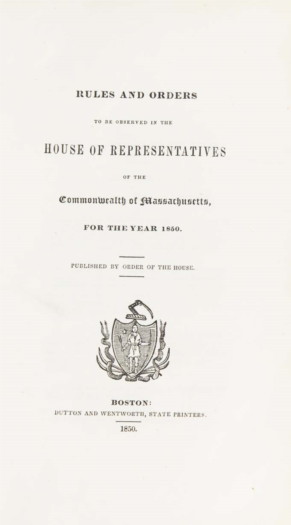 House of Representatives