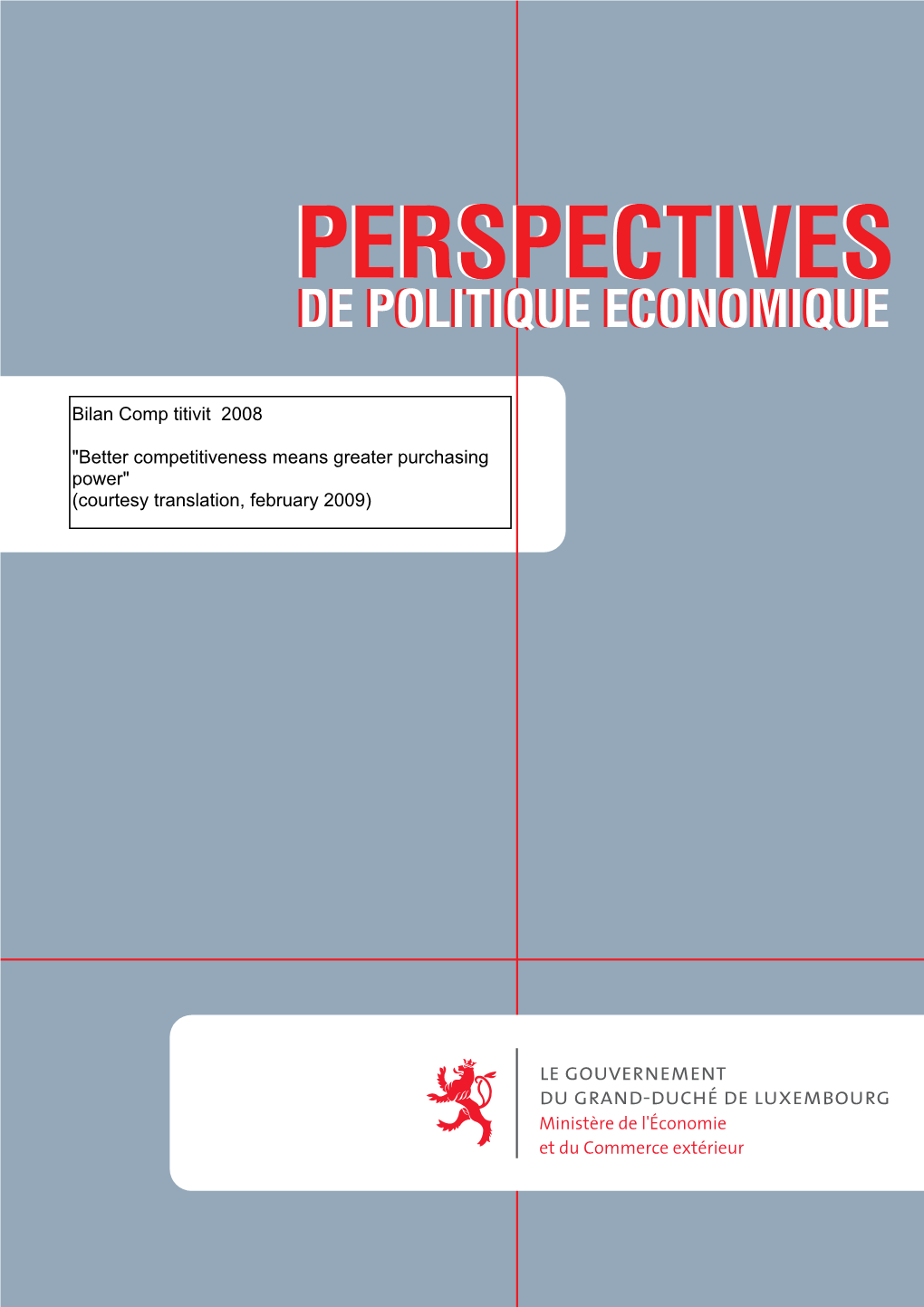 Perspectivesperspectives Dede Politiquepolitique Economiqueeconomique