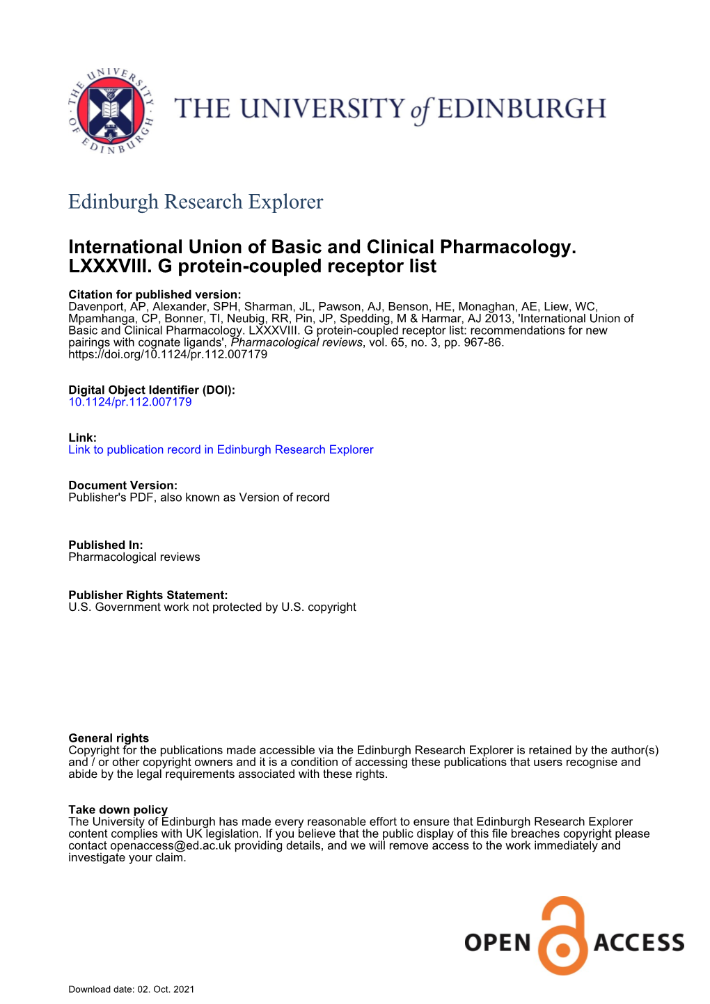 Edinburgh Research Explorer