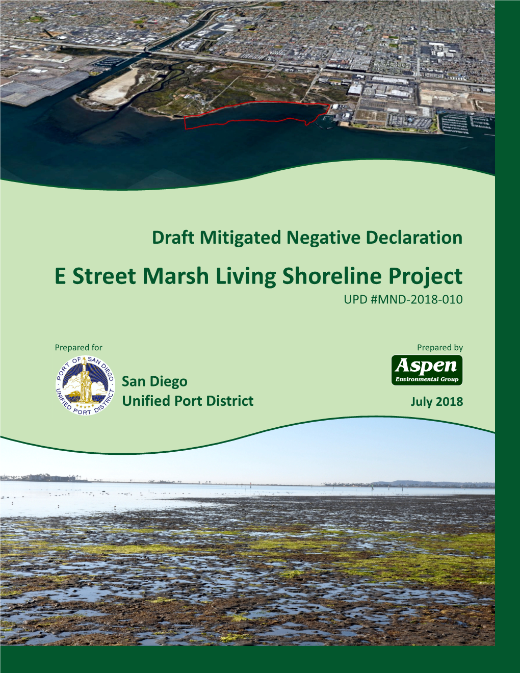 E Street Marsh Living Shoreline Project Draft MND-IS