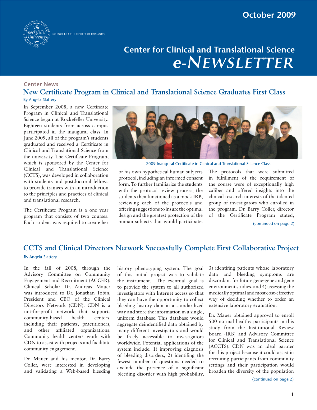 E-Newsletter