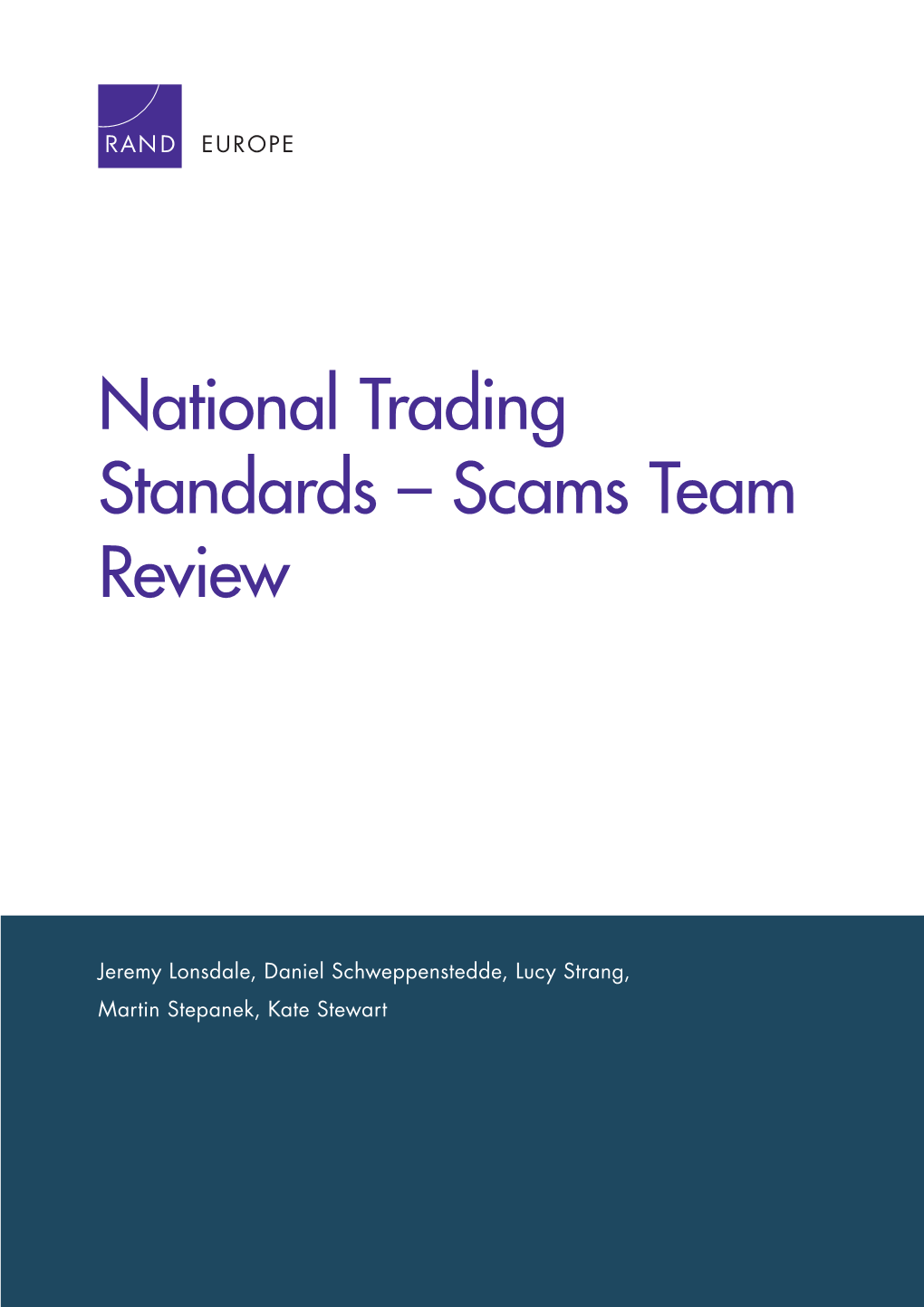 National Trading Standards – Scams Team Review