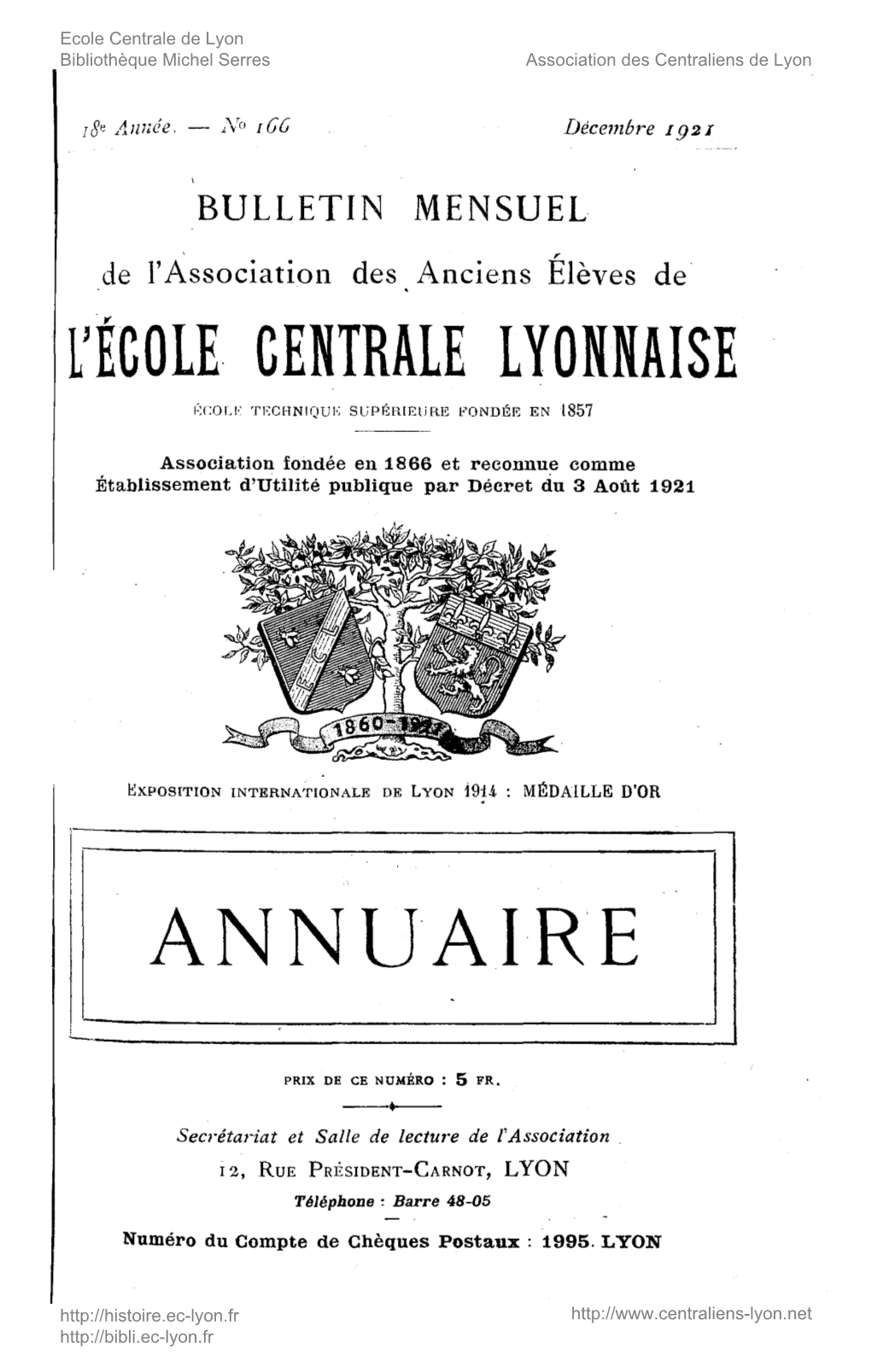 Revue Technica, Année 1921, Numéro