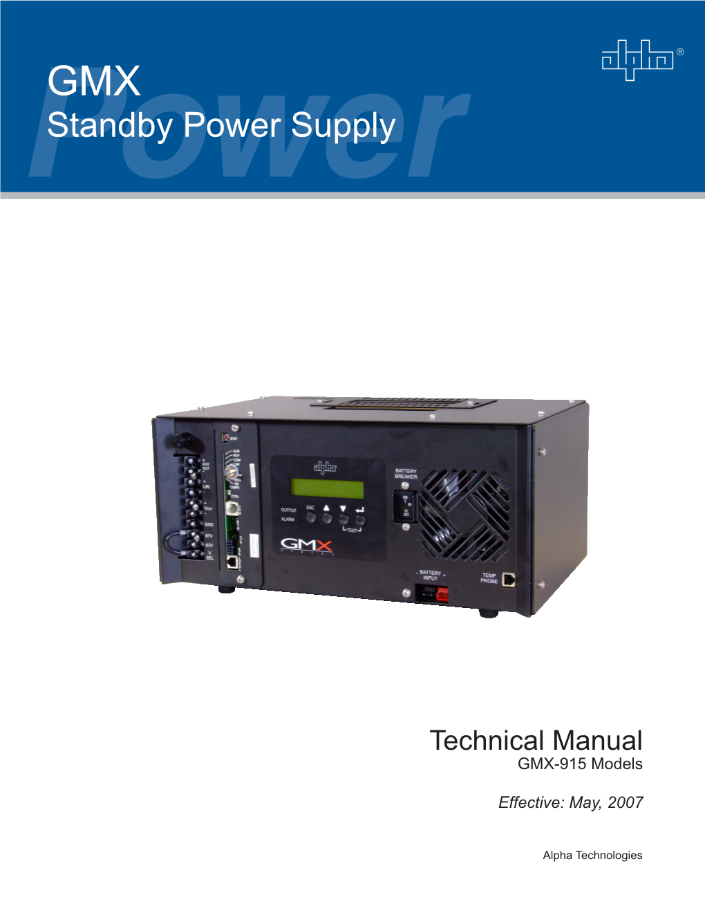 GMX Standby Power Supply