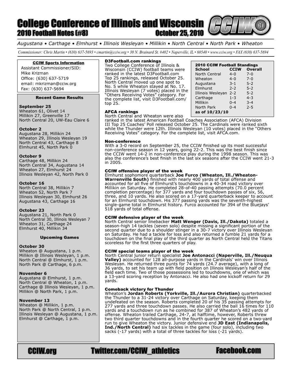 College Conference of Illinois and Wisconsin