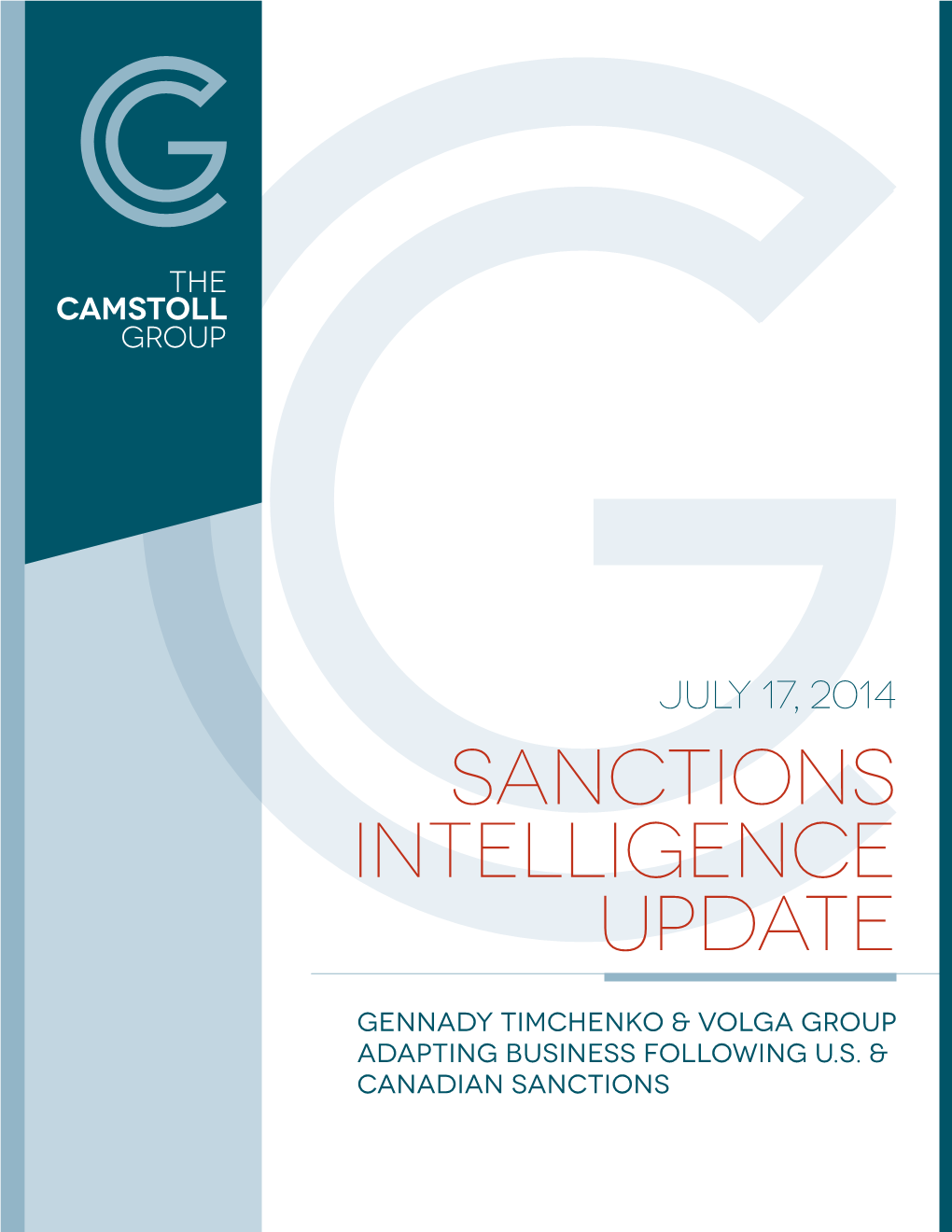 Sanctions Intelligence Update