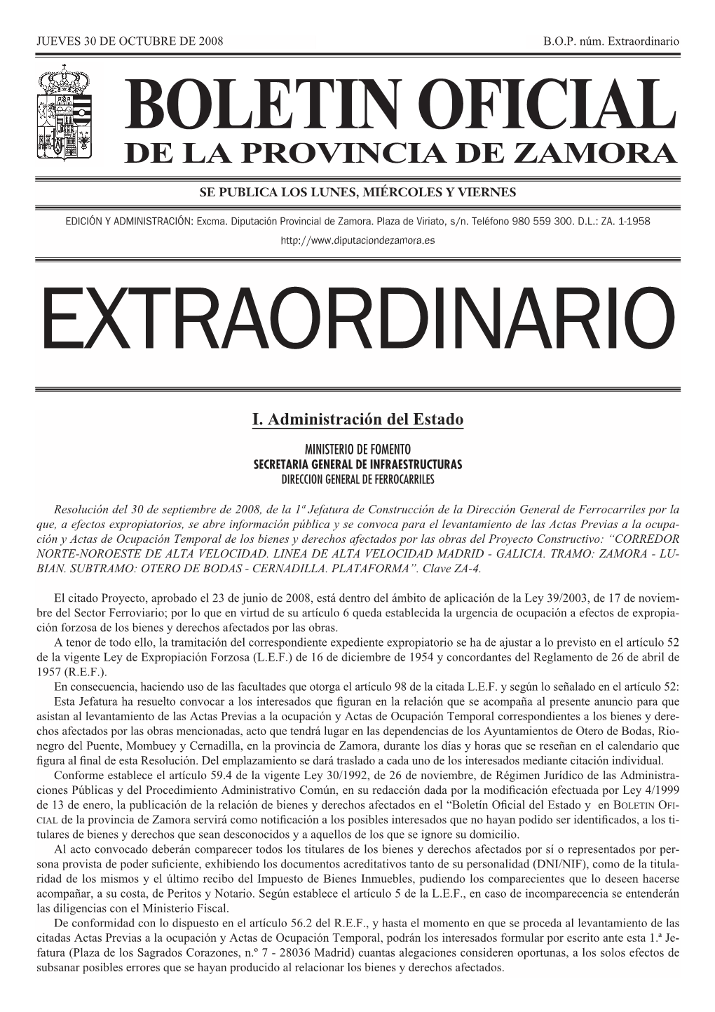 Octubre 30-08 Extraordinario