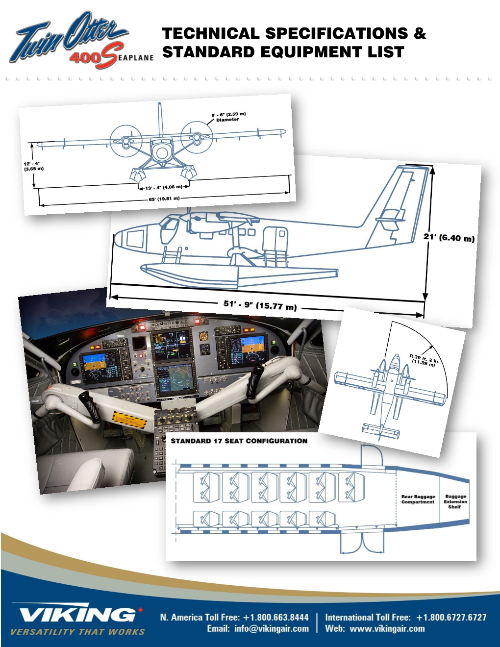 Technical Specifications & Standard Equipment List