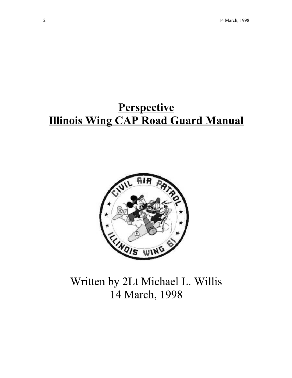 Illinois Wing CAP Road Guard Manual