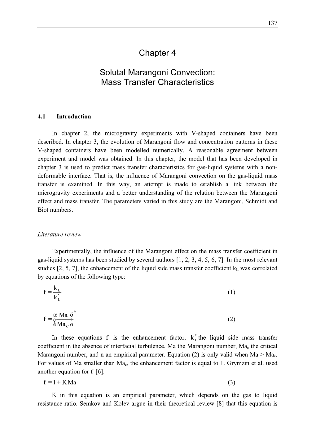 Chapter 4 Solutal Marangoni Convection: Mass Transfer