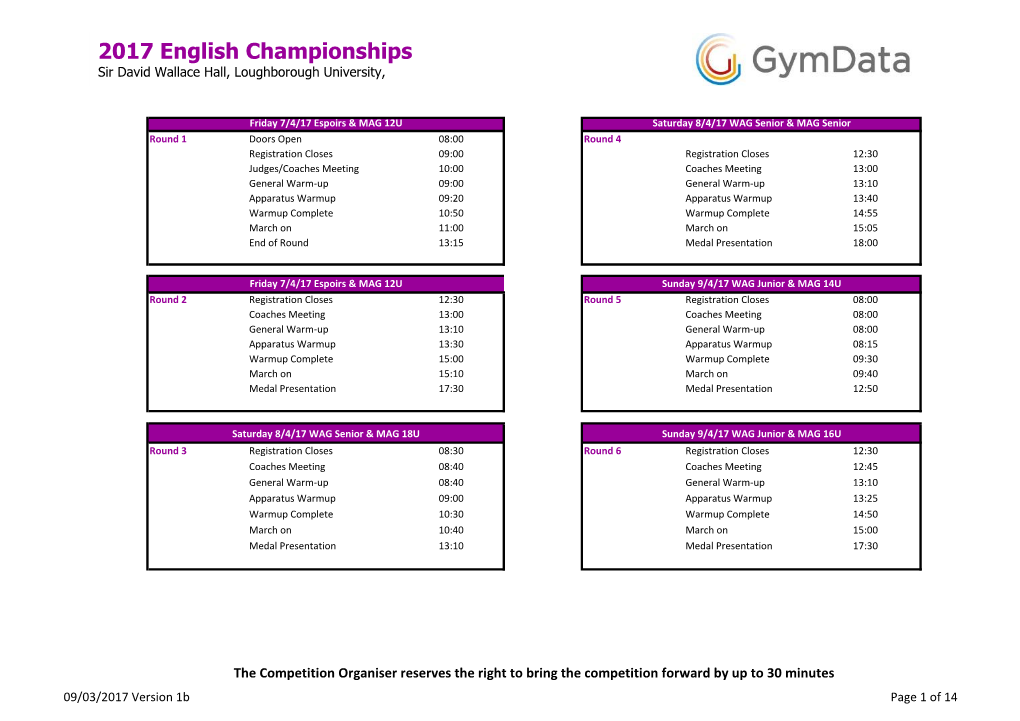 2333 2016 Yorkshire L6 L5 Individual 2017 English Championships
