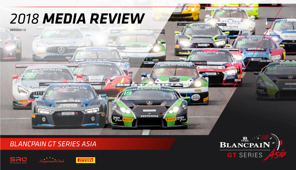 Blancpain GT Series Asia Brochure 2018