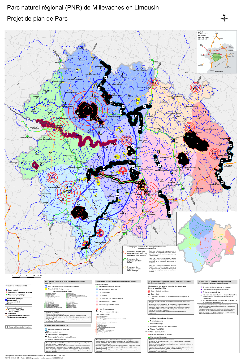 (PNR) De Millevaches En Limousin Projet De Plan De Parc