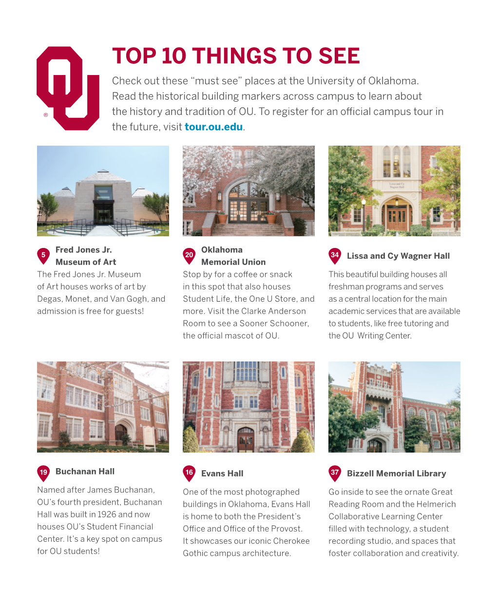 Top 10 Things to See on Campus