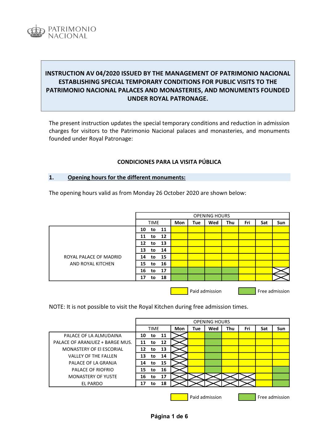 Instruction Av 04/2020 Issued by the Management Of