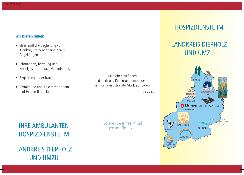 Hospizdienste Im Landkreis Diepholz Und Umzu Ihre