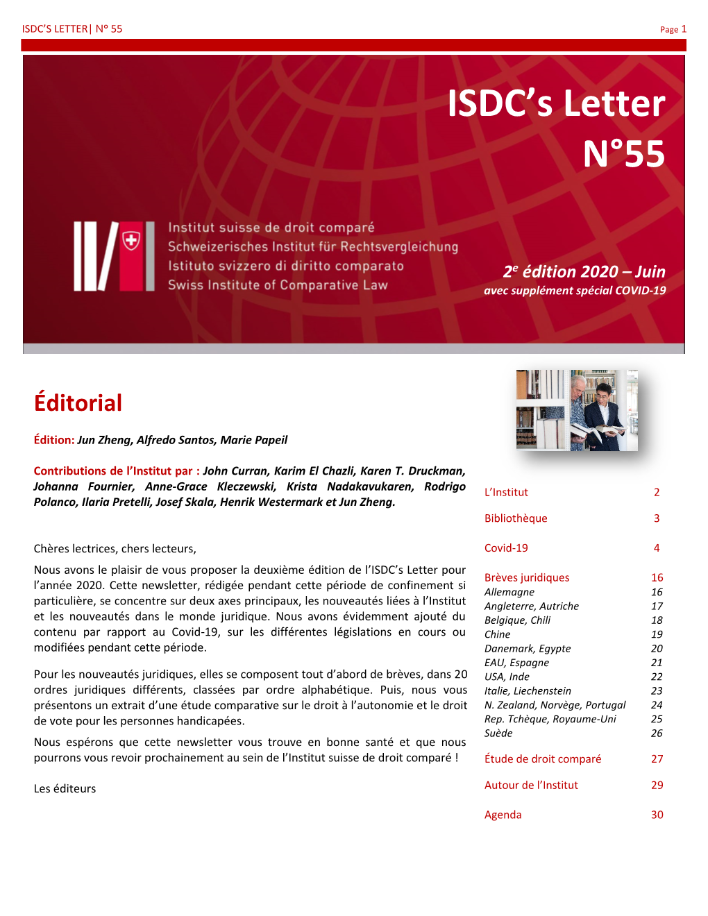 ISDC's Letter N°55