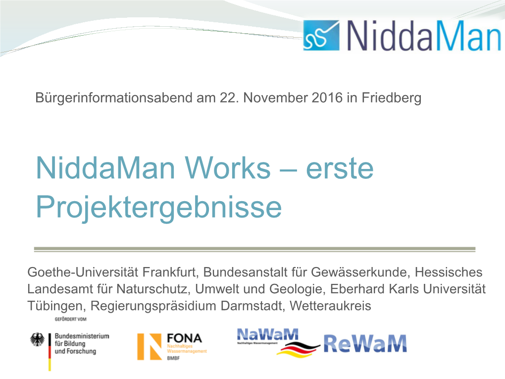 Niddatalk Friedberg 22.11.2016 Gesamtpräsentation