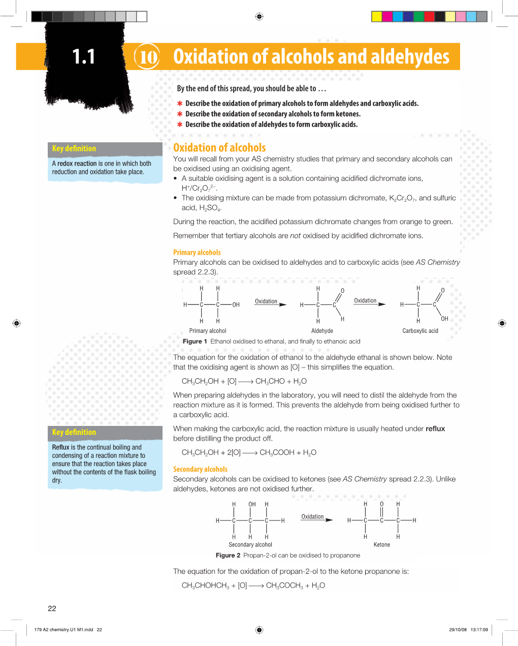 1.1 10 Oxidation of Alcohols and Aldehydes