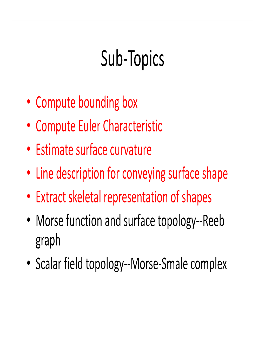 Surface Topology and Reeb Graph