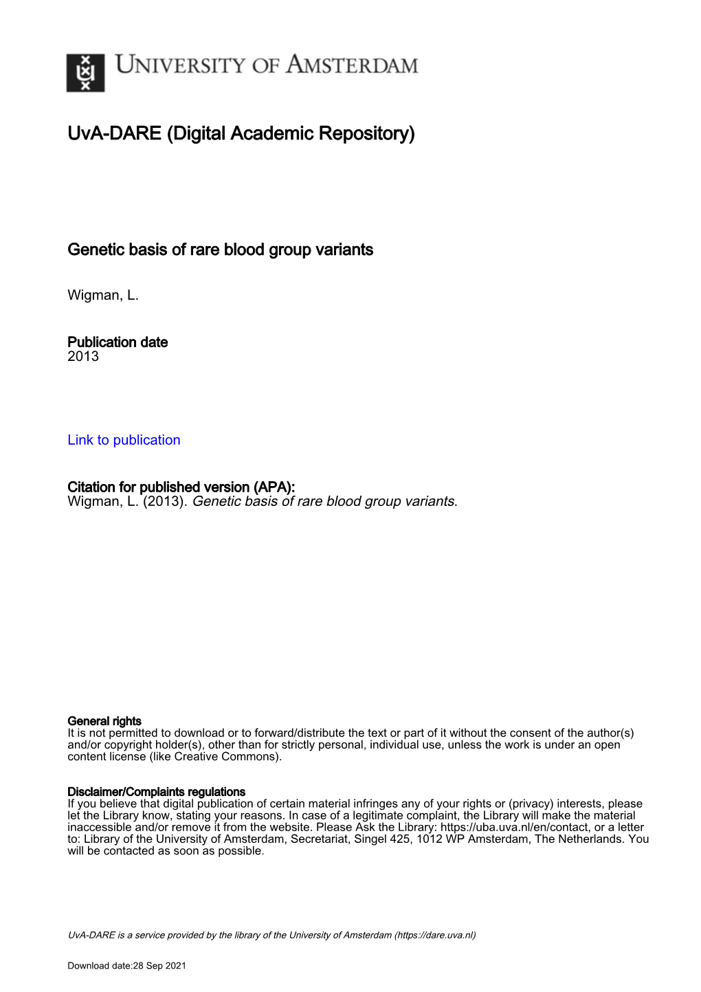 Genetic Screening for the Vel- Phenotype Circumvents Difficult Serological Screening Due to Variable Vel Expression Levels