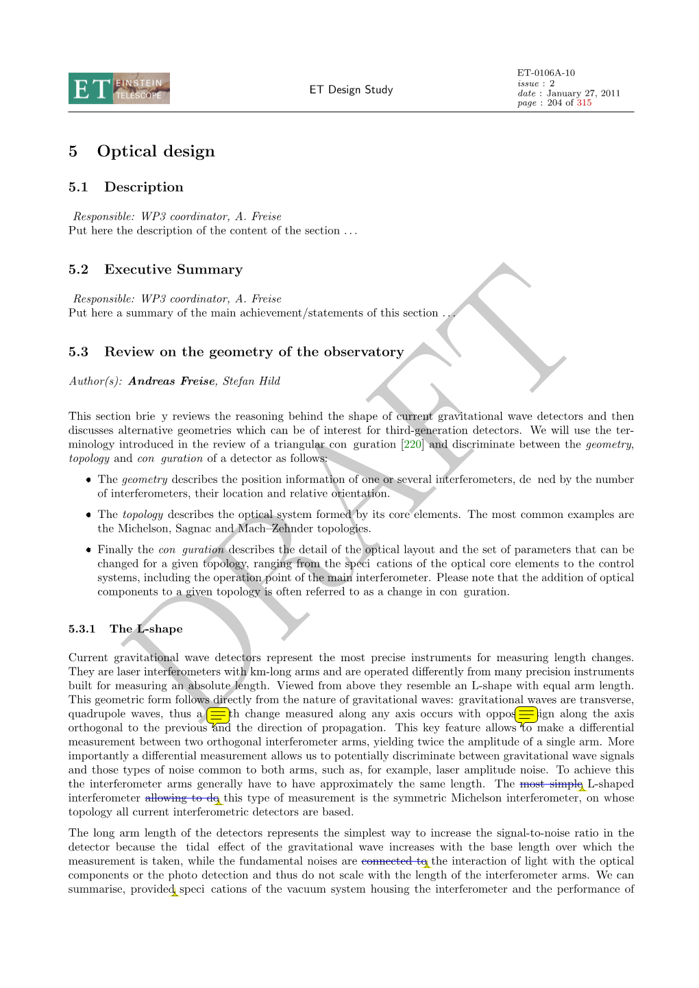 5 Optical Design