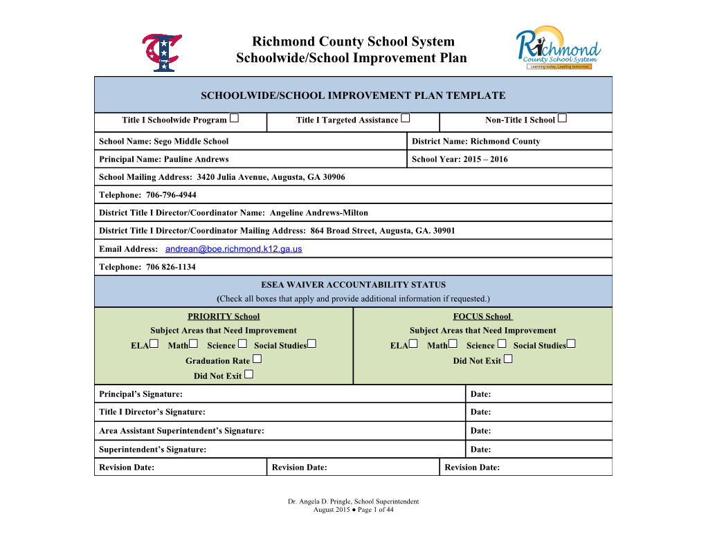 Richmond County School System