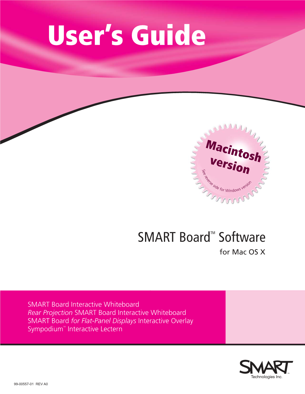 SMART Board User's Guide Mac OS X Board 8.1.2