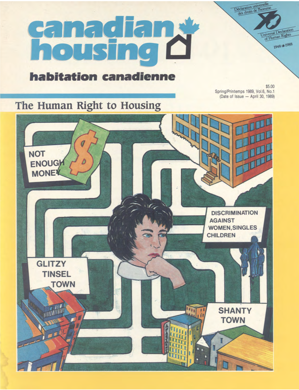 1989 Right to Housing – Special Issue of Canadian Housing