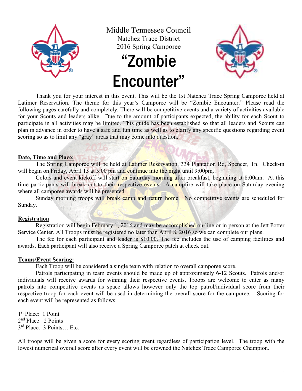 “Zombie Encounter”