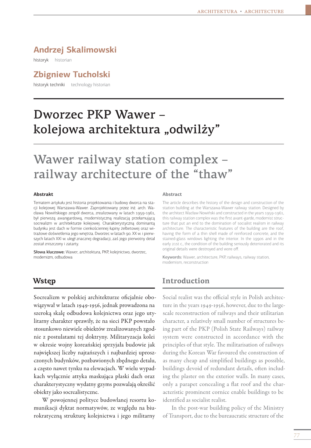 Dworzec PKP Wawer – Kolejowa Architektura „Odwilży” Wawer