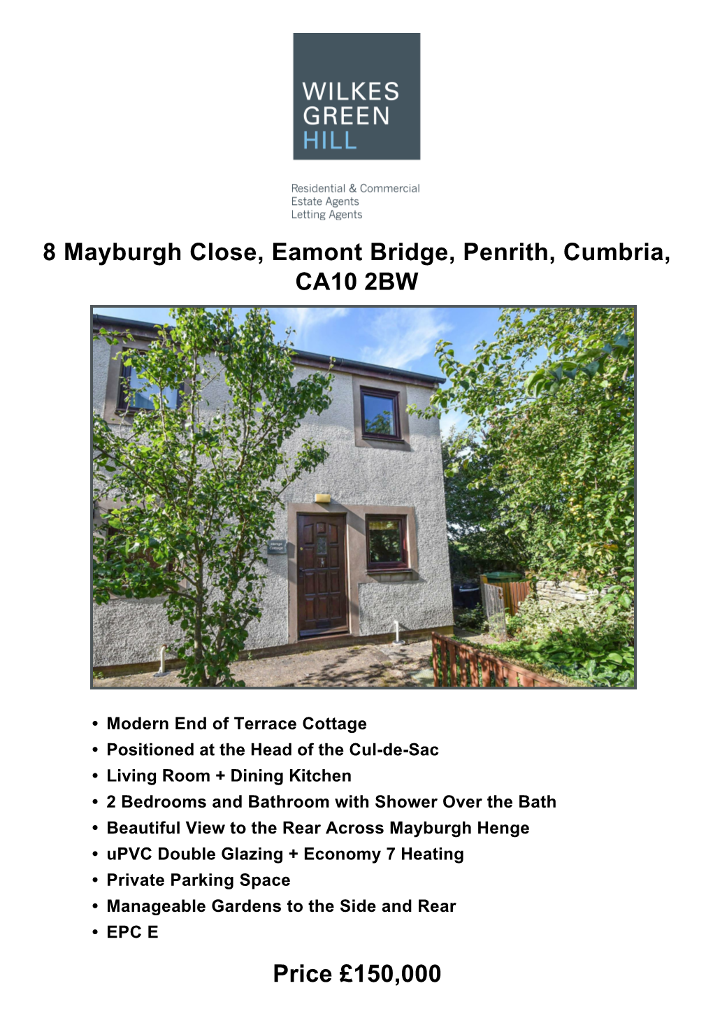 Mayburgh Close, Eamont Bridge, Penrith, Cumbria, CA10 2BW