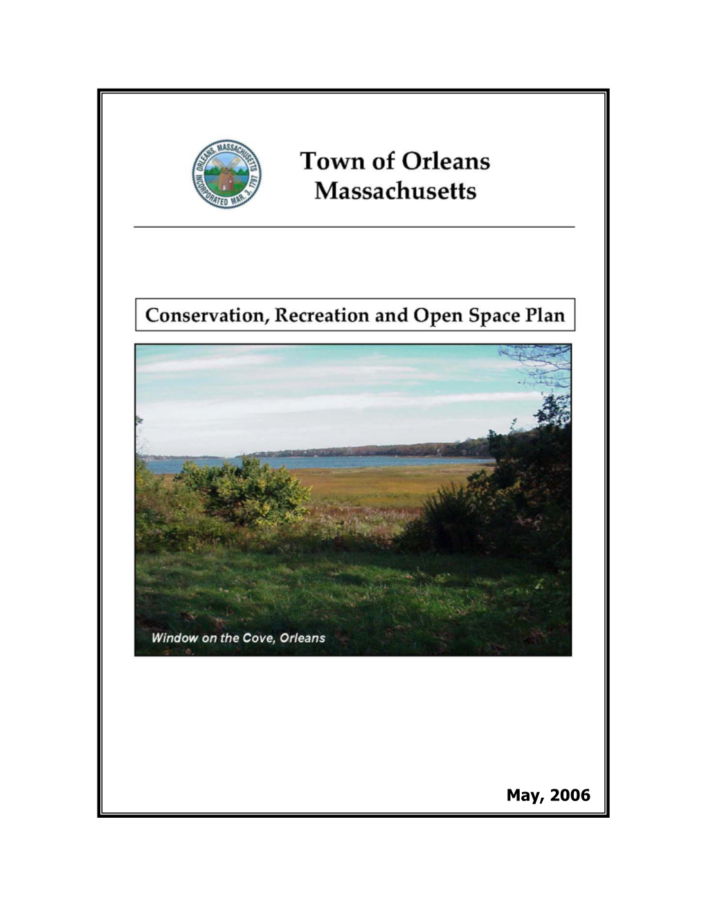 2006 Conservation, Recreation, and Open Space Plan