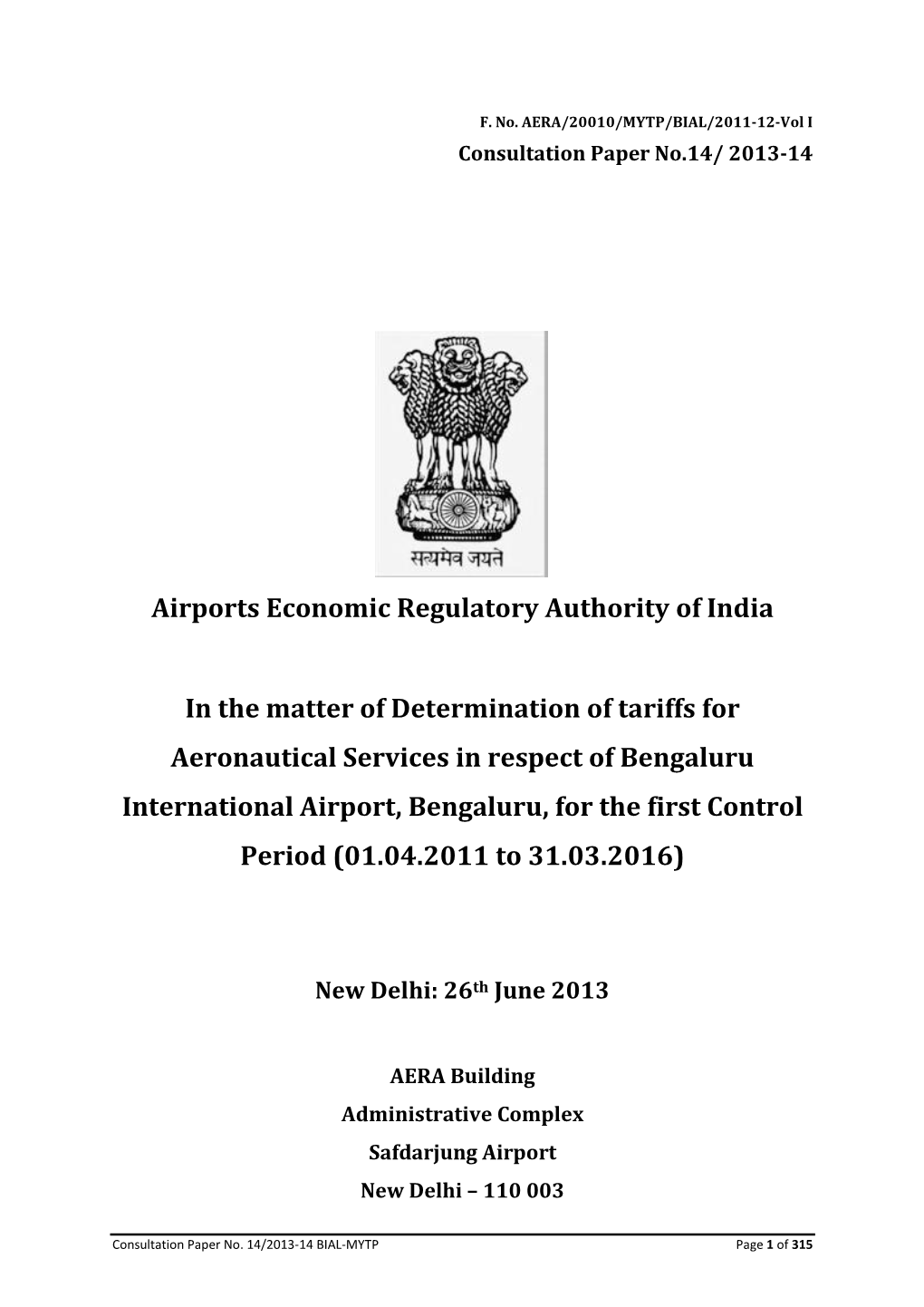 Airports Economic Regulatory Authority of India