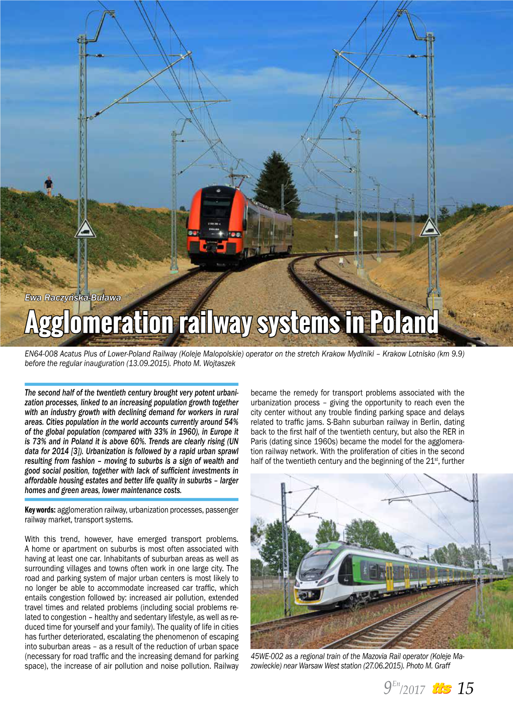 Agglomeration Railway Systems in Poland