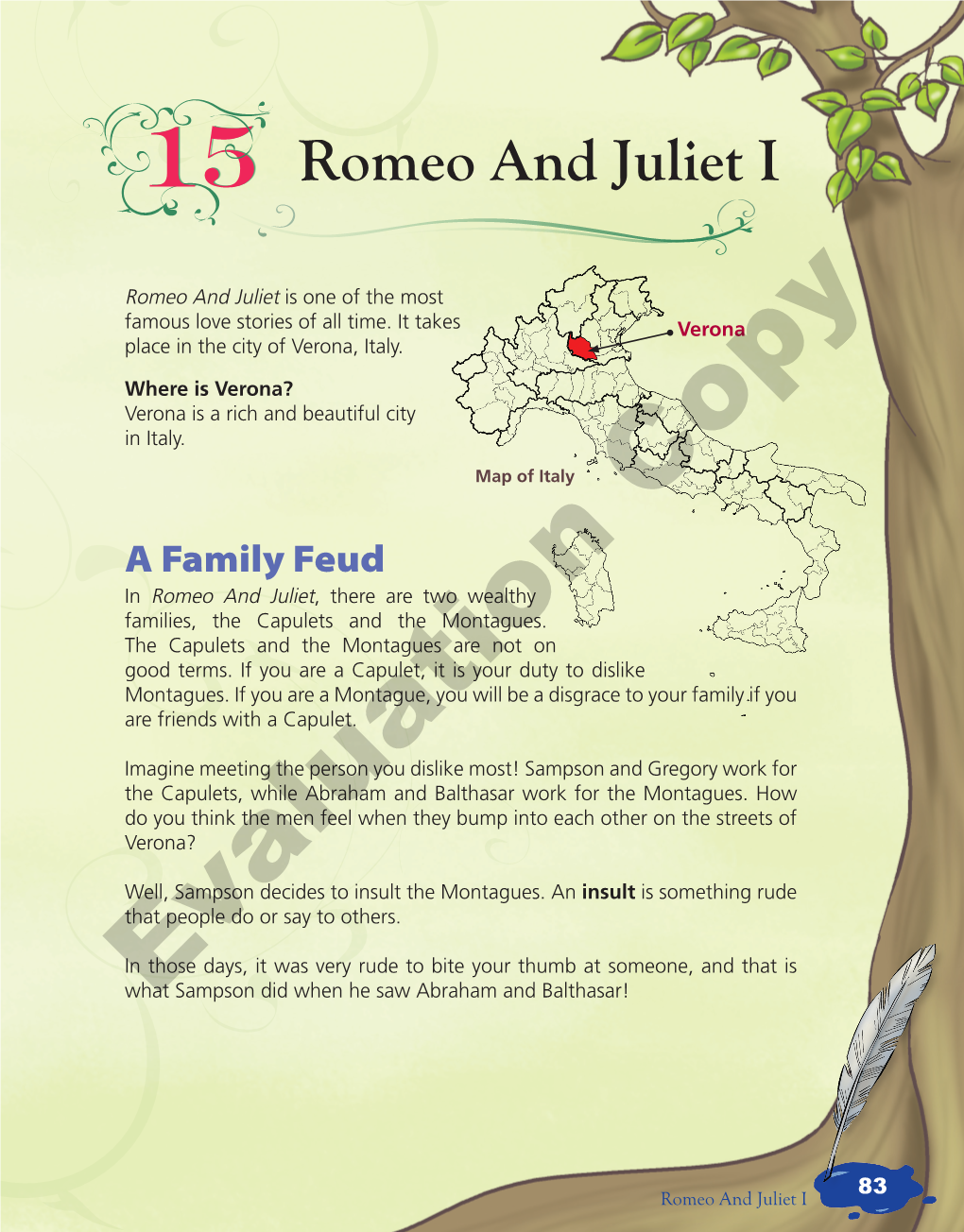 Romeo and Juliet I