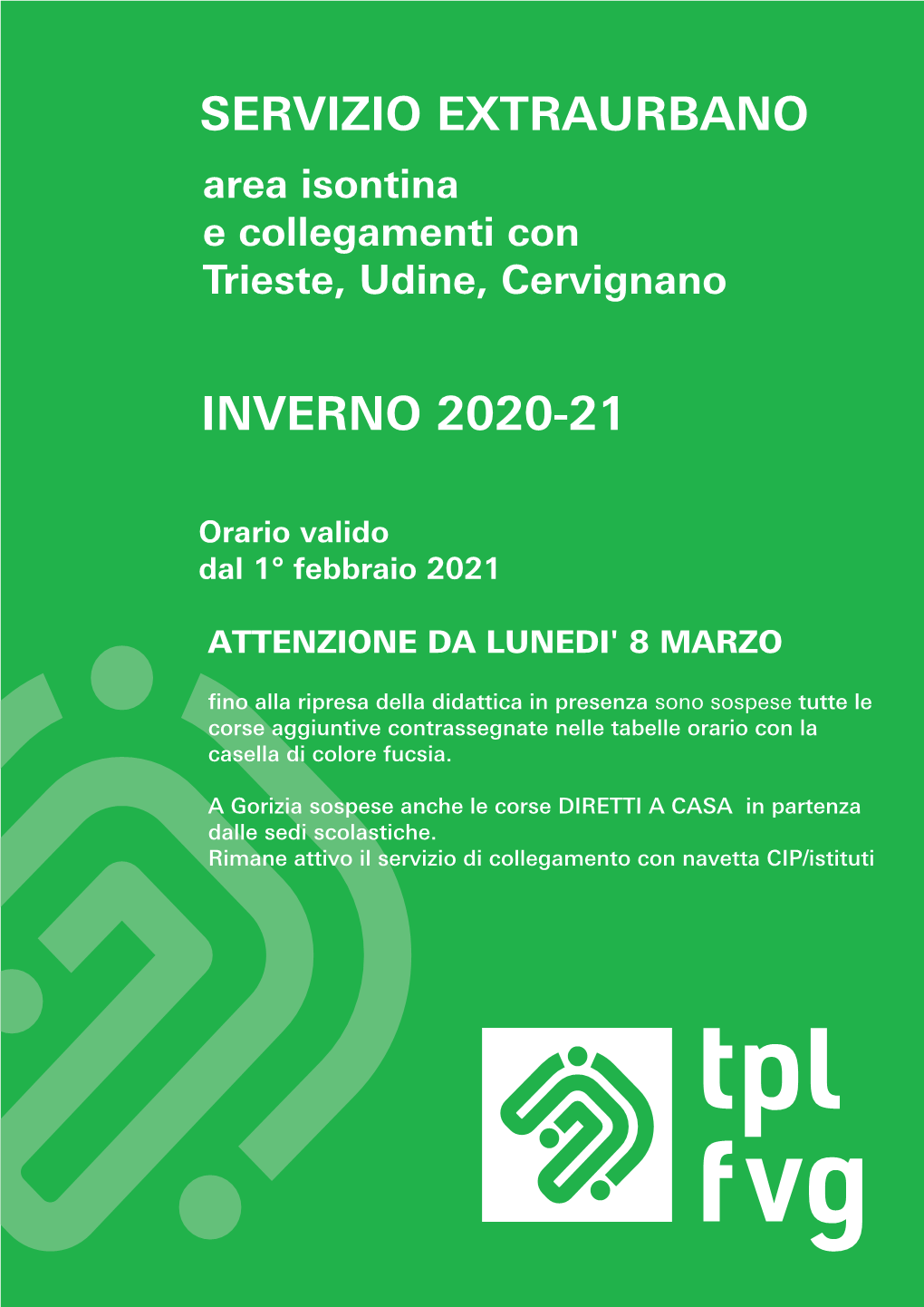 Servizio Extraurbano Inverno 2020-21