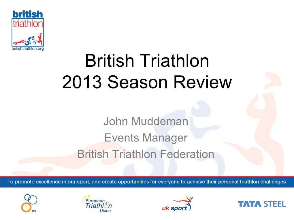 British Triathlon 2013 Season Review
