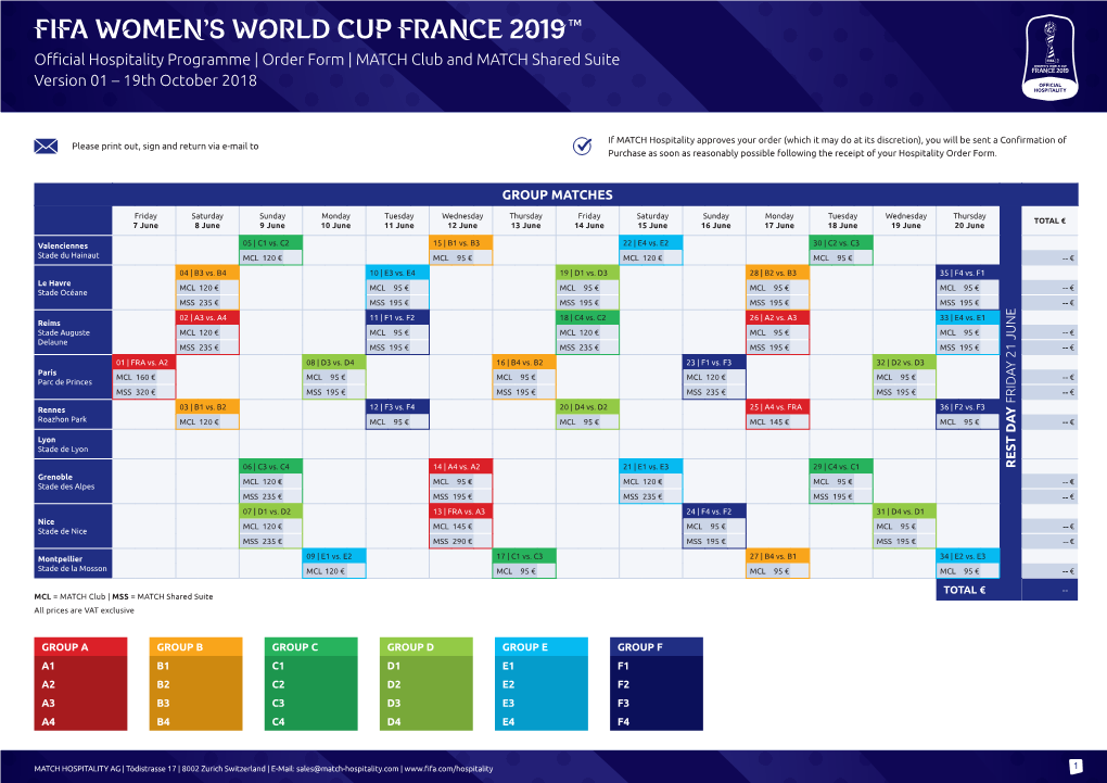 Fifa Women's World Cup France 2019Tm