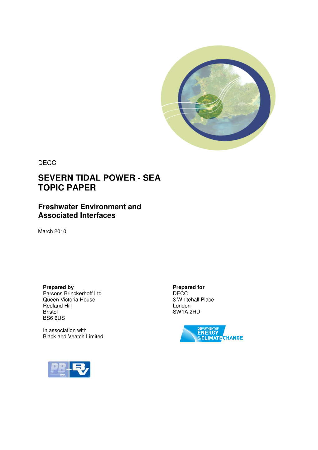 Severn Tidal Power - Sea Topic Paper