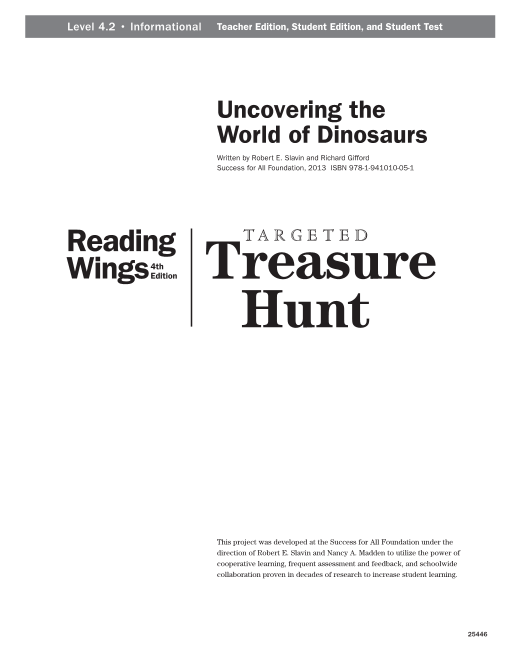 Targeted Treasure Hunt Teacher Edition 1