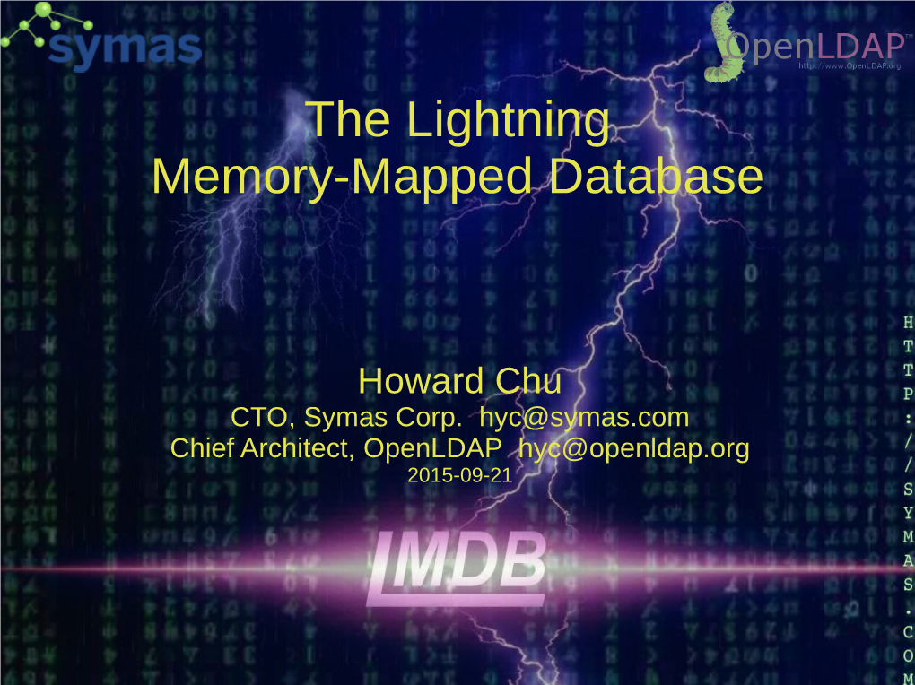The Lightning Memory-Mapped Database