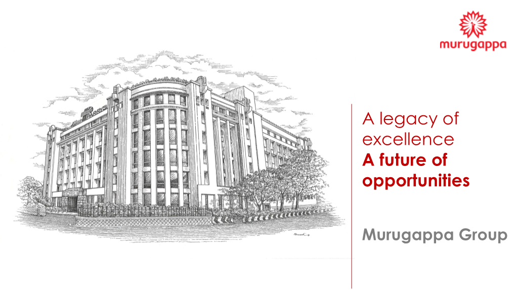 The Murugappa Group Fact Sheet