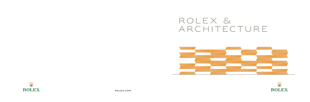 Rolex and Architecture 2018 Press