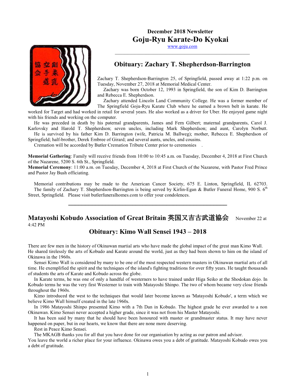 April 2007 Newsletter