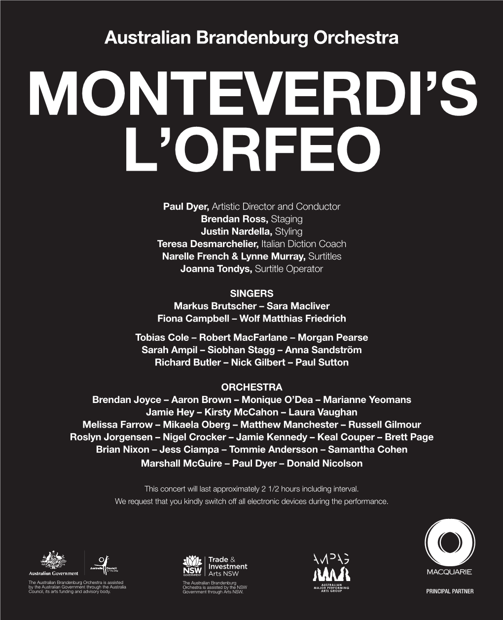 Monteverdi's L'orfeo