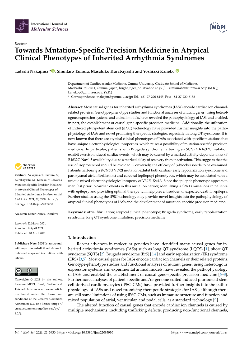 Towards Mutation-Specific Precision Medicine in Atypical Clinical