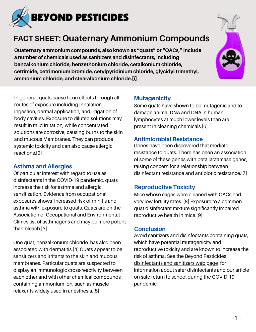 Quaternary Ammonium Compounds